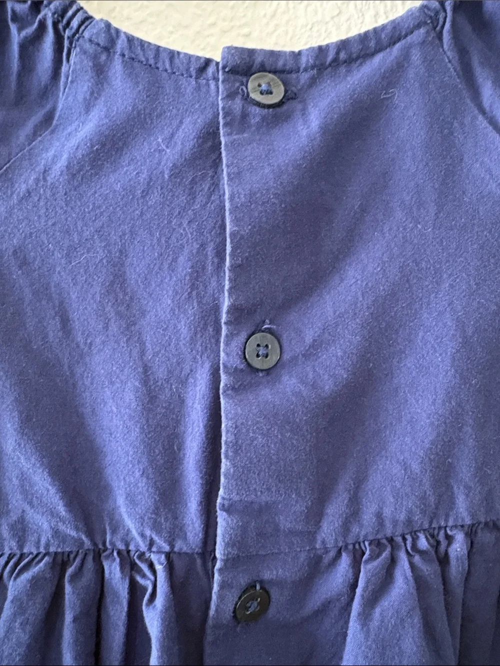 Carter's Royal Blue Eyelet Cotton Dress